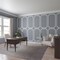 Ekena Millwork 24-in. W x 48-in. H Sussex Floral Panel Moulding Kit Triple Panel PMLKSU24X48C - alternate 8